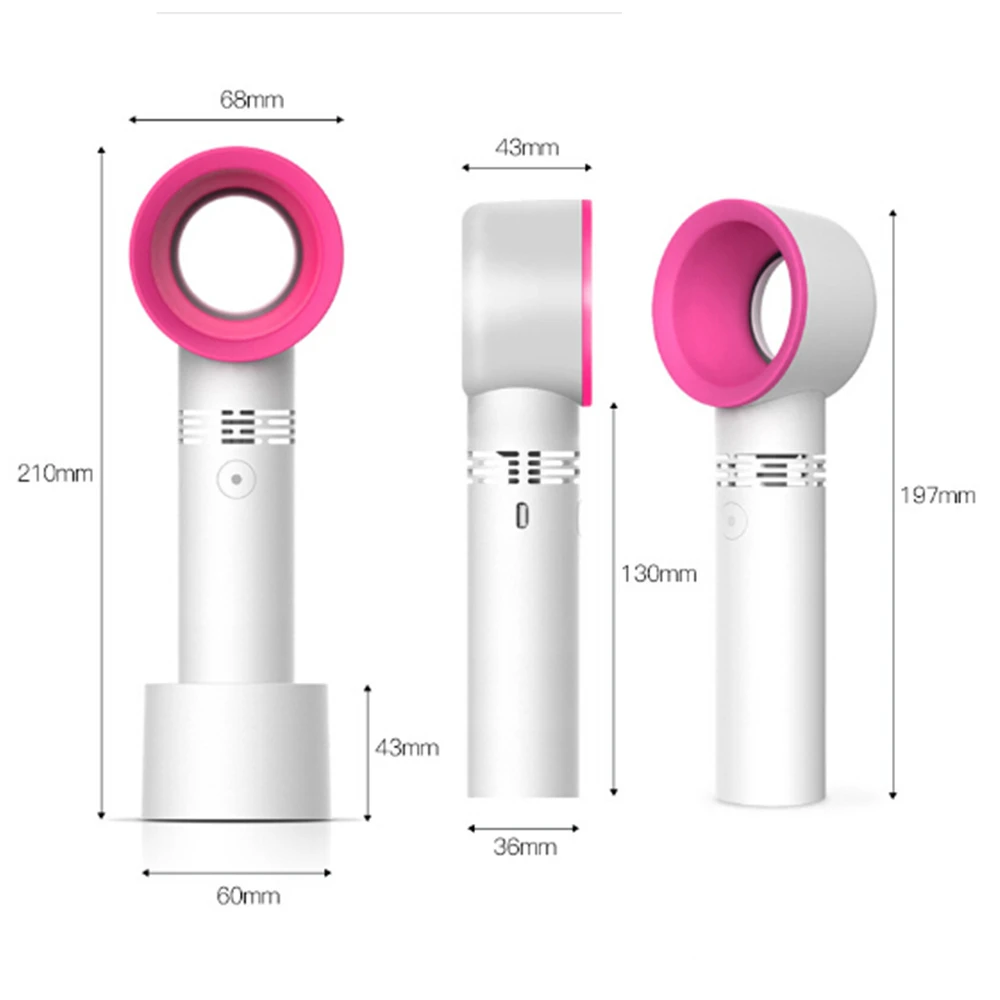 Портативный вентилятор Zero9 перезаряжаемый мини кулер без листьев с USB