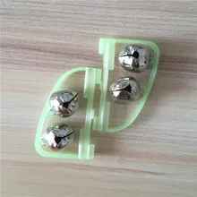 100 шт. Tsukigata Колокольчик для рыбной ловли, морской полюс, сигнальные колокольчики со сменной светящейся палкой, светящийся люминесцентный колокольчик