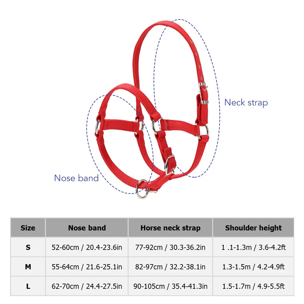 6 мм утолщенный конский головной воротник для верховой езды, Гоночное оборудование, конский Холтер, трос, Ведущий Воротник, регулируемый безопасный Холтер