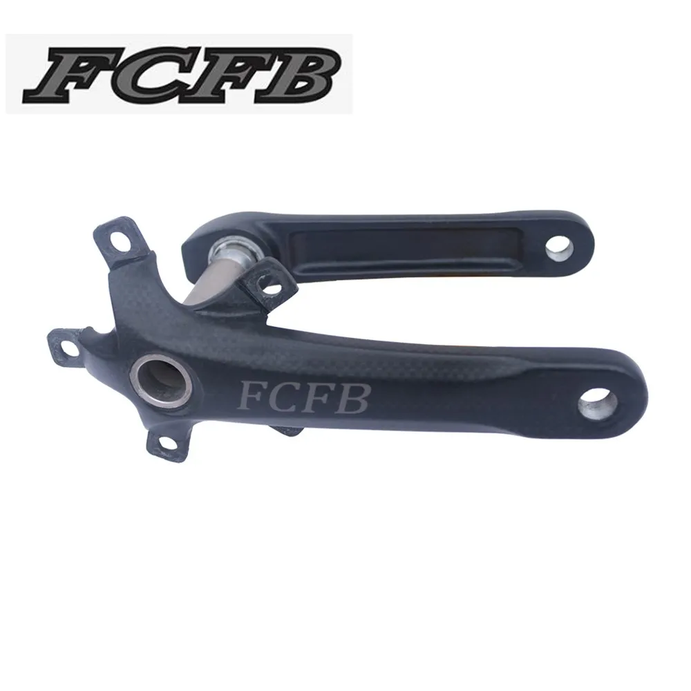 

2017 FCFB 3K matt Carbon Crank Road Bike Crank BCD110mm road Bicycle Crank Bike Crankset Bike parts 3K Glossy/Matte FW-CRR-2