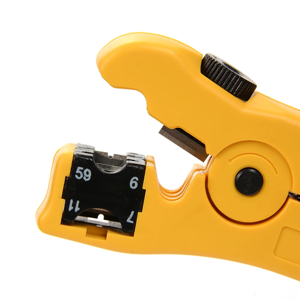 4 In 1 Mini Coaxial Cable Stripper Stripping Cutter For RG59, RG11, RG7, RG6