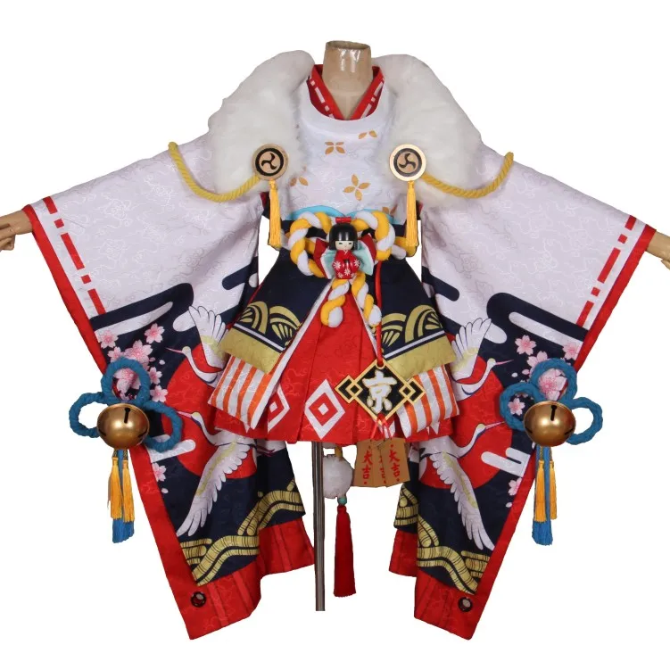 Аниме! Onmyoji Yokime Heian-ky торжество великолепное кимоно платье униформа косплей костюм на Хэллоуин и Рождество Костюм - Цвет: Male costume