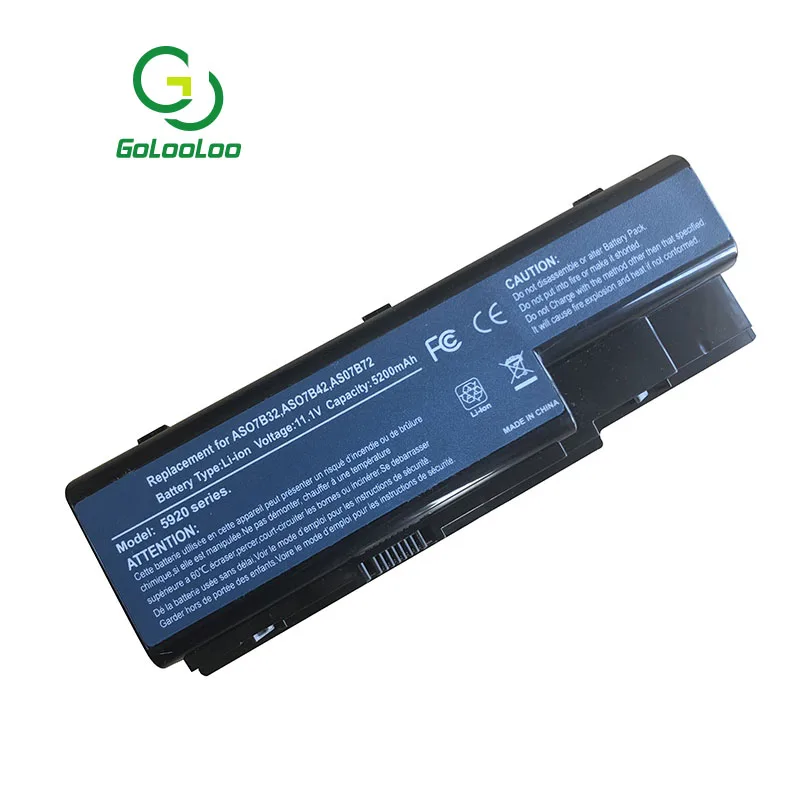 Golooloo 6 cell Батарея для acer Aspire 5230 5520 5530 5235 5330 AS07B71 AS07B72 AS07B32 AS07B42 AS07B31 AS07B41 AS07B52 AS07B61|battery