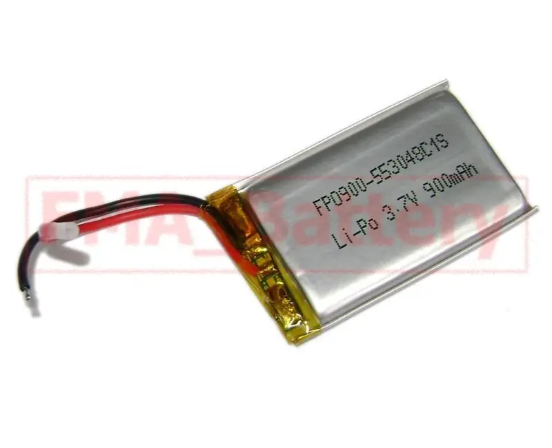 

2Pcs 553048 3.7V 900mAh LiPo Battery Replace for Phone MP3 MP4 GPS PSP Phone Inside Cell