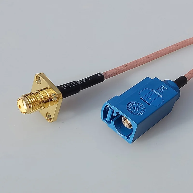 Коаксиальный радиочастотный кабель RG316 RF SMA гнездовой шасси Панельное крепление 4
