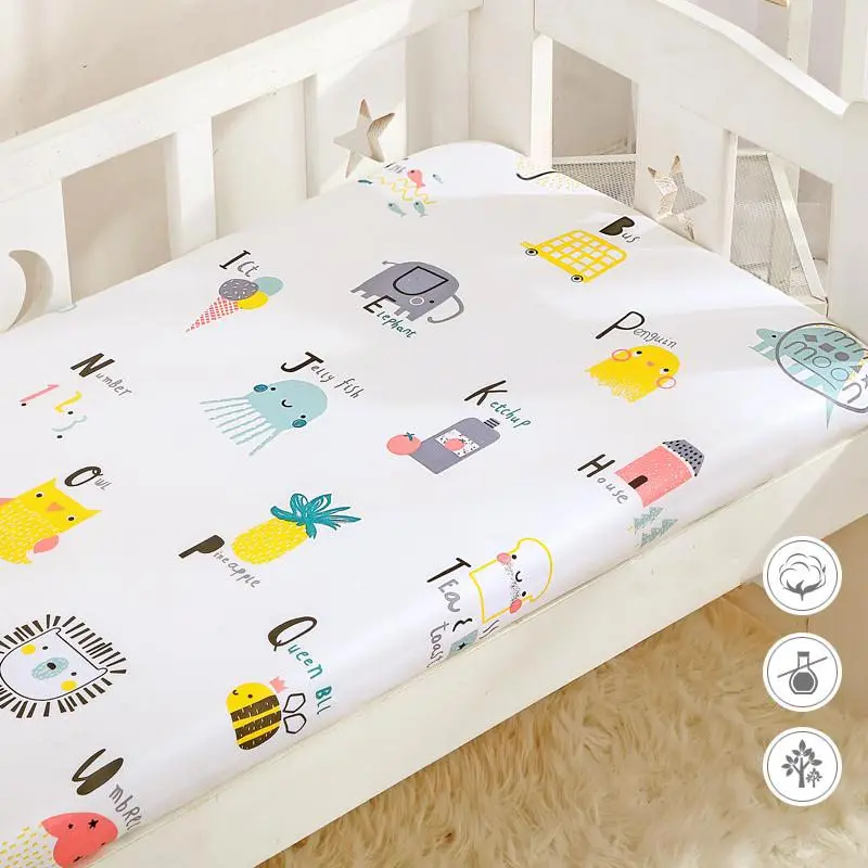 New Coming Colors Crib Fitted Sheet Soft Cotton Baby Bed Mattress Cover For Boys Girls Cot Newborn Baby Breathable Bed Sheet New Coming Colors Crib Fitted Sheet Soft Cotton Baby Bed Mattress Cover For Boys Girls Cot Newborn Baby Breathable Bed Sheet