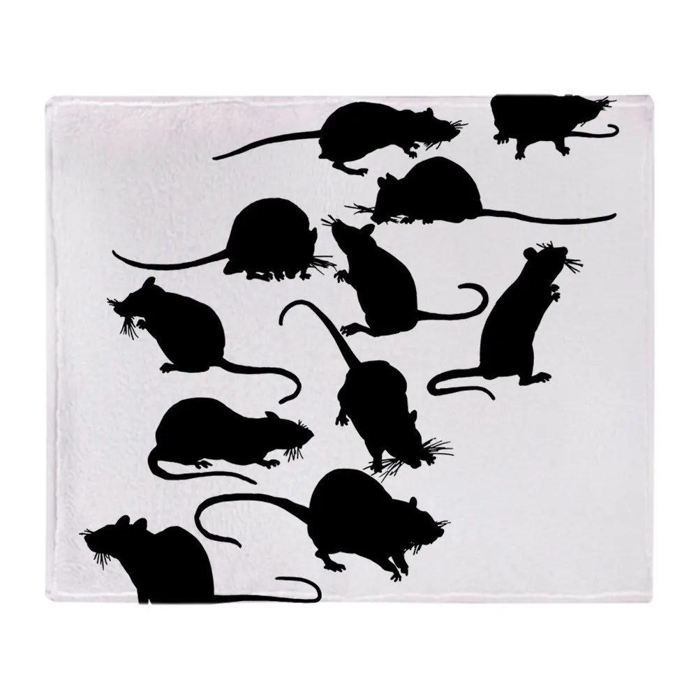 Lots Of Rats Soft Fleece Throw Blanket Throws Fleece Blanket Manta