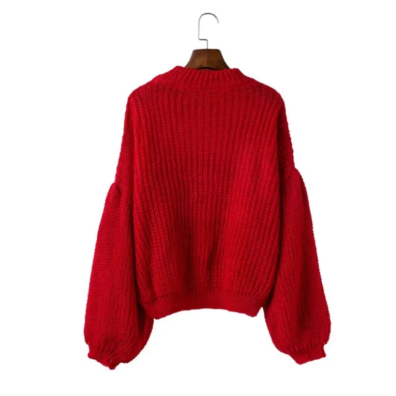 Long Sleeve Winter Pullovers Korean Knitted Femme Women Sweaters Mohair Sweater Loose Jumper Roupas Feminina 40OC1013