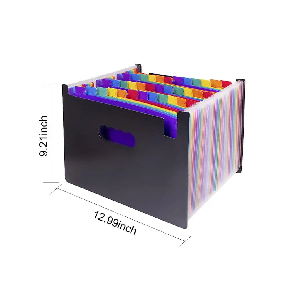 37 карманная расширяющаяся папка для файлов А4, Большая пластиковая расширяемая папка для хранения файлов, стоящая папка для документов, бизнес