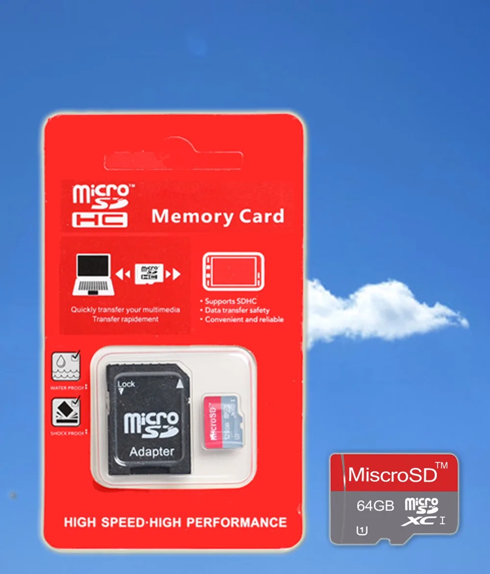 Карта micro sd 32 ГБ 16 ГБ/64 ГБ/128 8 класс 10 карты памяти для смартфонов + card reader|memory for