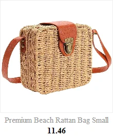 Летняя Соломенная пляжная сумка, сумка из ротанга ручной работы, винтажная тканая сумка, соломенная сумка, женская сумка через плечо, Большая вместительная сумка