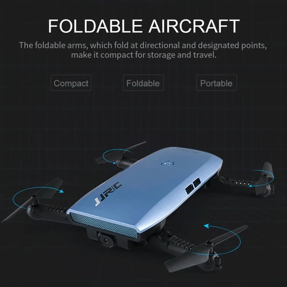 

JJR/C H47 ELFIE WIFI FPV Drone With 720P HD Camera Altitude Hold Mode Foldable G-sensor Mini RC Selfie Quadcopter With battery