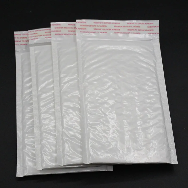 

20pcs / set 130 * 210MM white bubble envelope film pearl shockproof bag