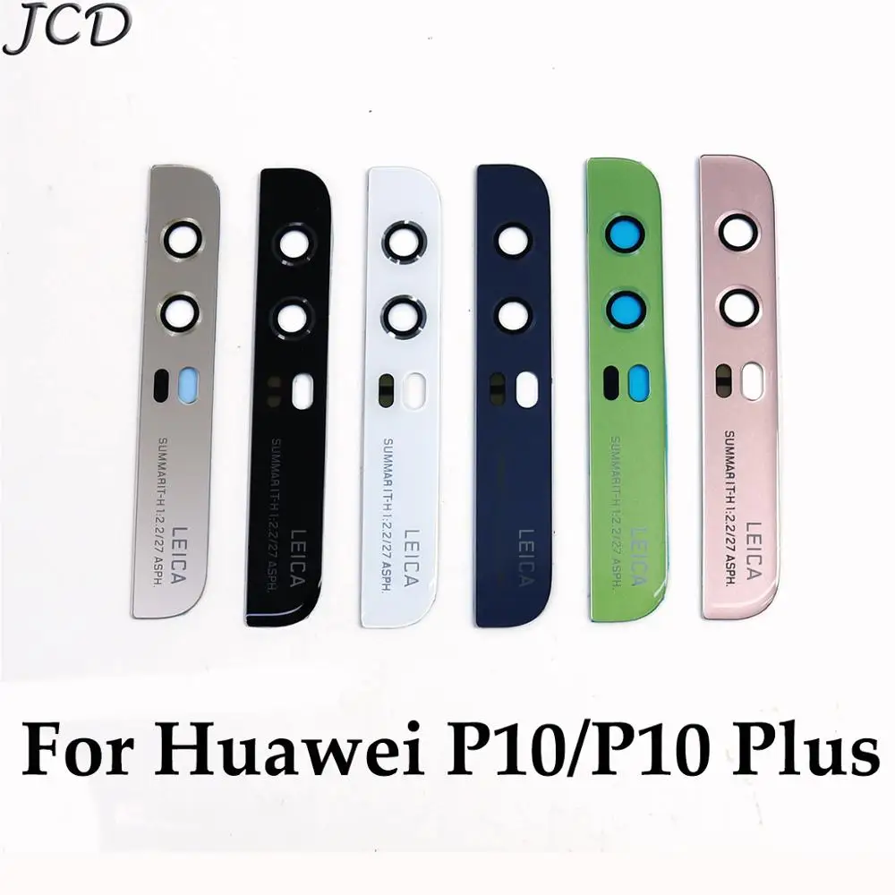 

JCD For Huawei Ascend p10 / P10 Plus Rear Back Camera Glass Lens Cover Replacement Parts Gold White Black Grey Green Rose gold