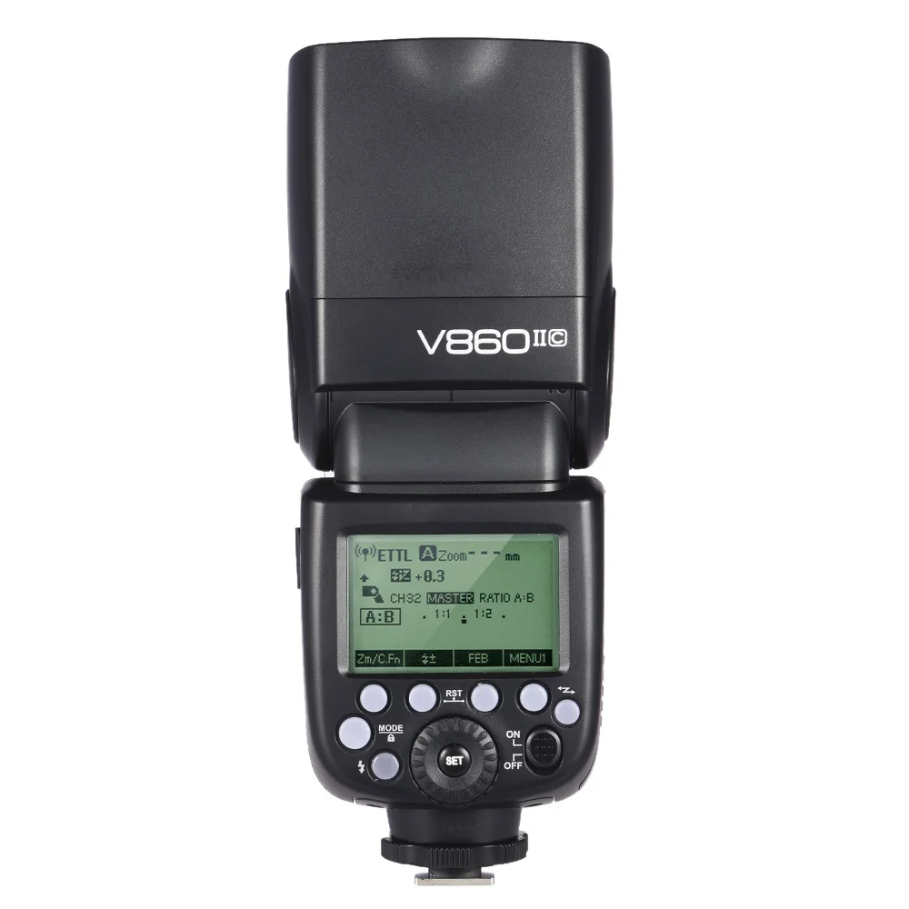 Godox Ving V860II V860II-C GN60 E-TTL фотокамер Speedlite HSS 1/8000 Li-Ion Батарея Вспышка Speedlite для Canon DSLR Камера с VB-18 Батарея