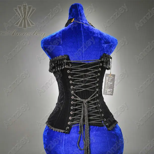 Черный бархатный Цветочный Готический корсет для усадки талии|gothic corset|gothic corset