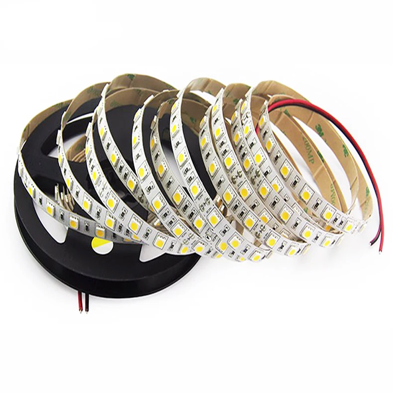 Светодиодная лента RGB DC12V белое свечение теплое цветная (RGB) тесьма со