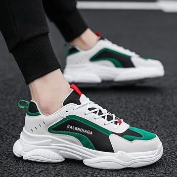 

2019 Summer sneaker Lace-up Men Running Shoes Breathable Trainers Athletic Zapatillas Outdoor style Breathable Shoes for men