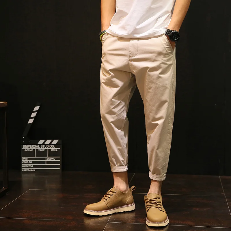 mens cuffed khaki pants