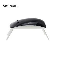 SIMINAIL ミニネイルランプ 6 ワットポータブルドライヤーマイクロ USB 6 ワット爪乾燥接着剤硬化ゲルと 2 タイマー爪アートマニキュア(China)