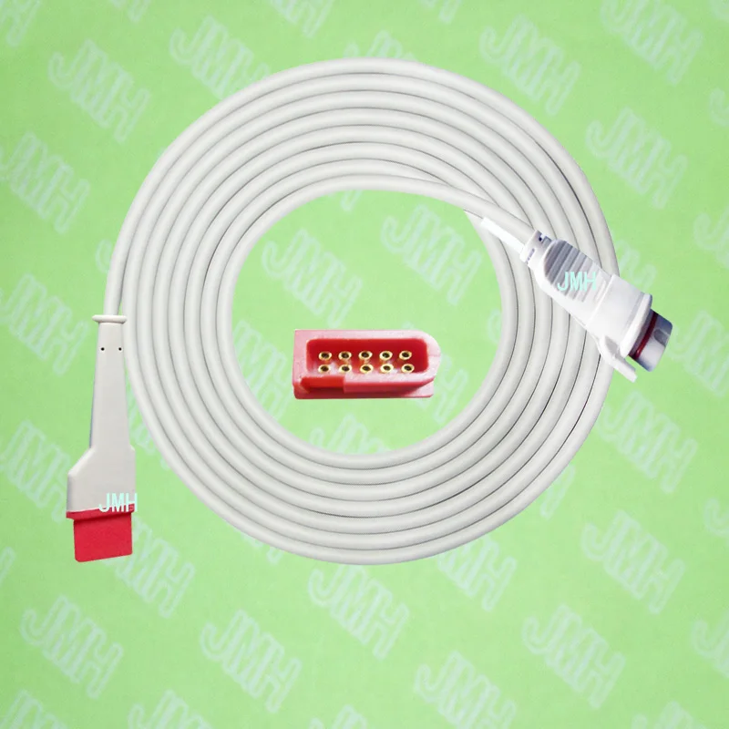 

Compatible with Spacelab-BD IBP Transducer Adapter cable,10pin to 7pin.
