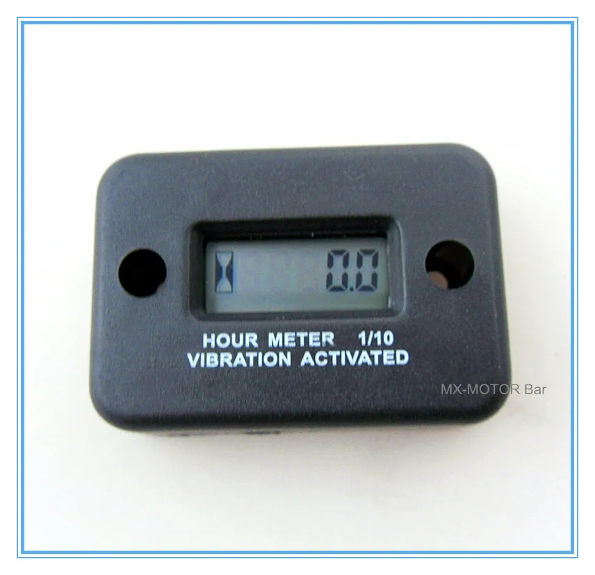 Vibration Activated Hour Meter for ATV, Motorcycle, Tractor, Snow