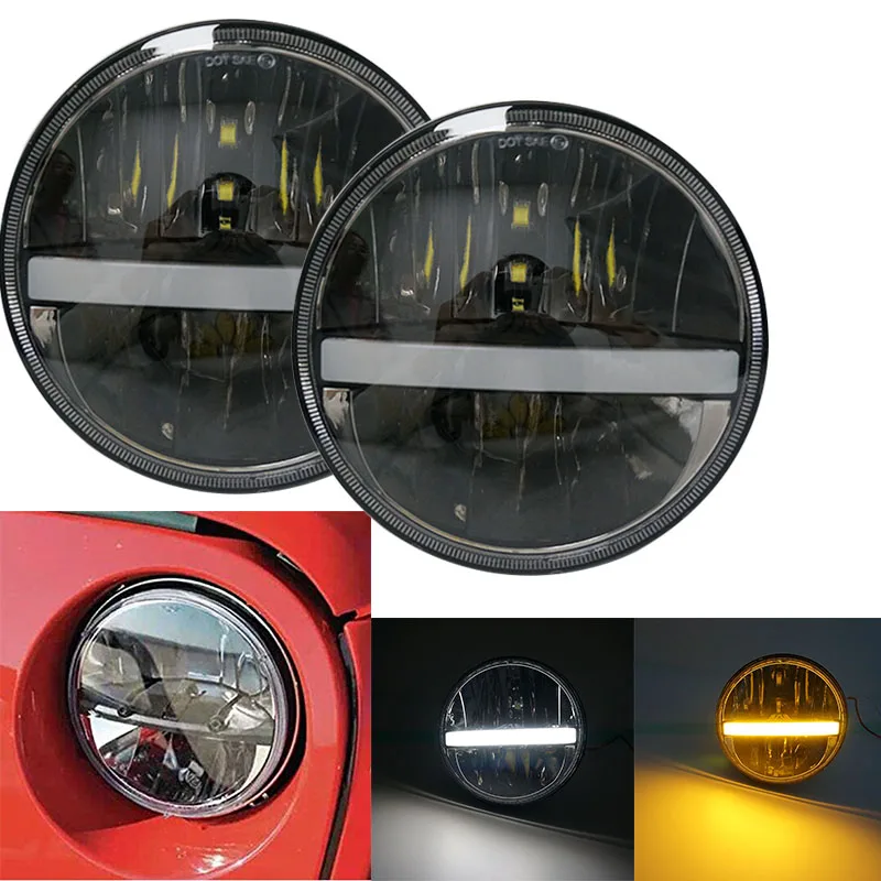 36W 7 Inch led headlight led Driving lights High Low Beam Turn signal