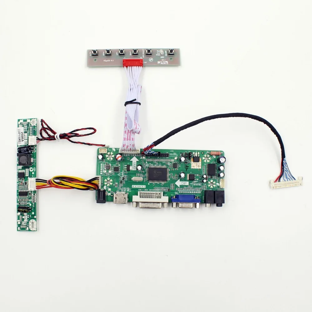

LCD Controller board Kit for 18.5 inch lcd panel 1366X768 M185BGE-L23 HDMI+VGA+DVI+AUIDO LCD LED screen Controller Driver Board