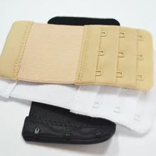 3 ряда Крючки бюстгальтер крючки на бюстгалтер для регулировки размера расширение для женщин нижнее бельё удлиненный бретели для нижнего белья крюк расширители