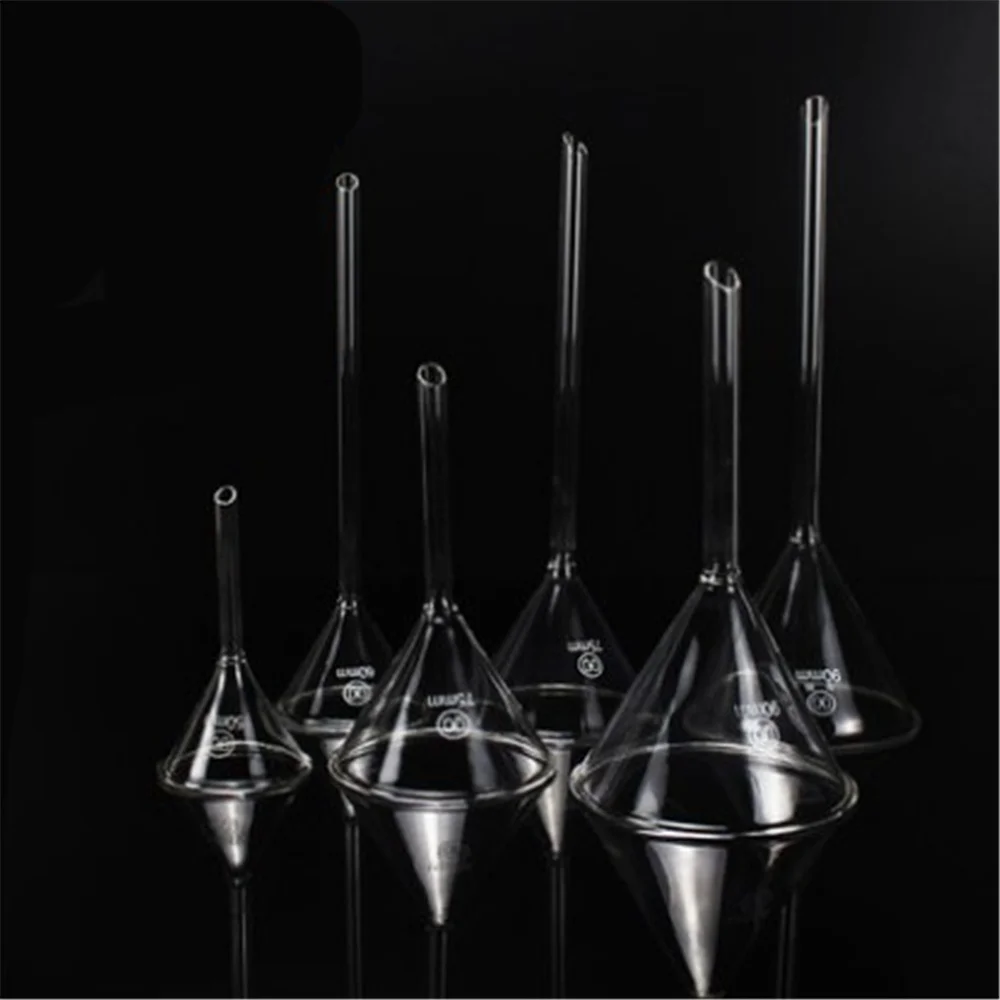 40 150mmMiniature Lab Glass Funnel Borosilicate Glassware Triangle