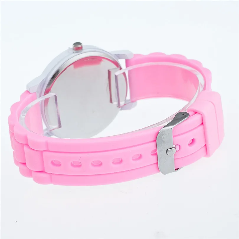 Luxury Women Watch Silicone Rubber Unisex Quartz Analog Sports Women Fashion Wrist For Lovely Girls #4m15 (14)