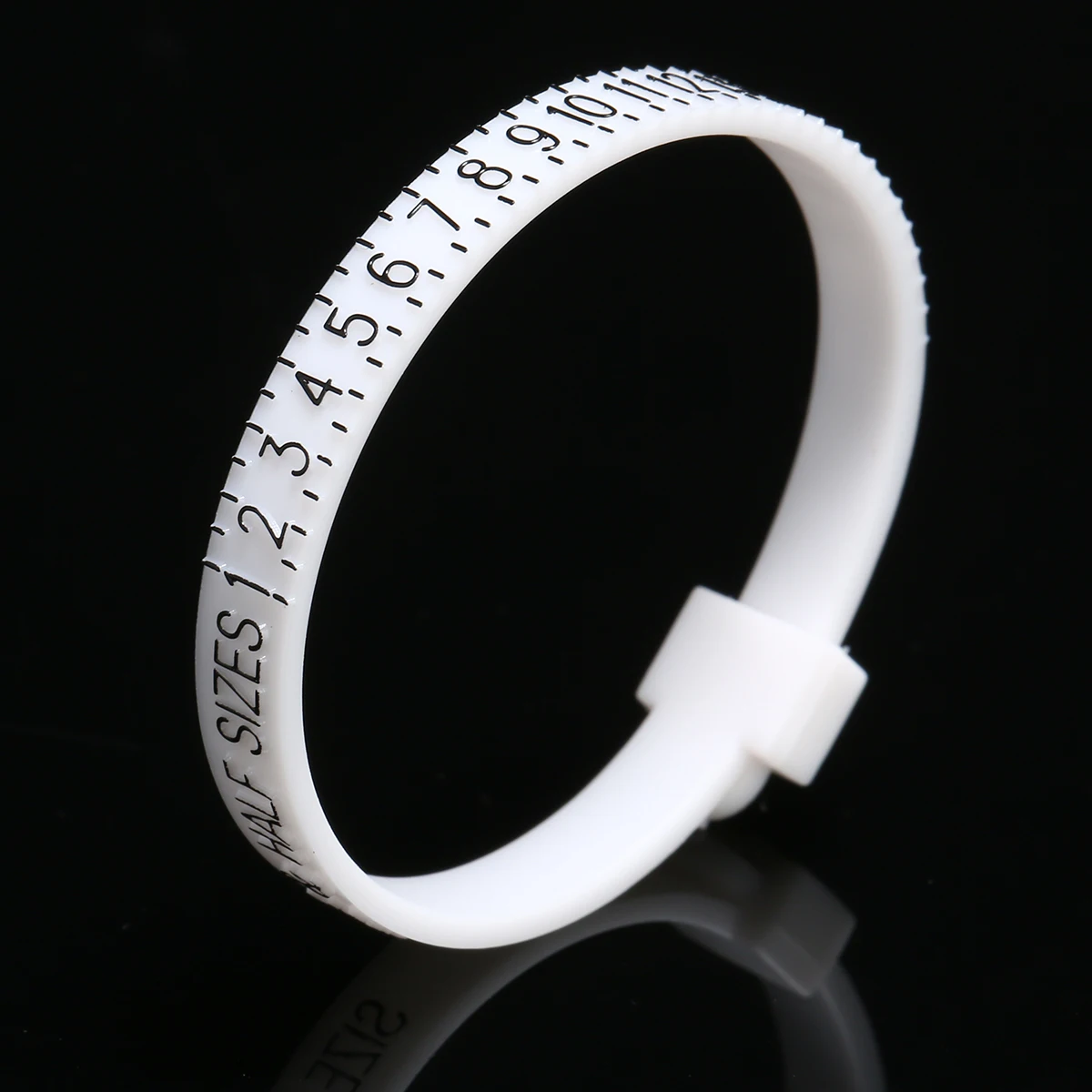 US Standard Plastic Ring Sizer Measuring Tool For Women Men Cheap Fine Jewelry Brand Finger Gauge Scale Jewellery Tool Shellhard