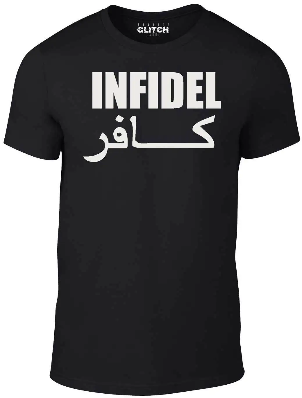 Футболка с надписью Infidel-английский футболка Ретро Прохладный военные Смешной
