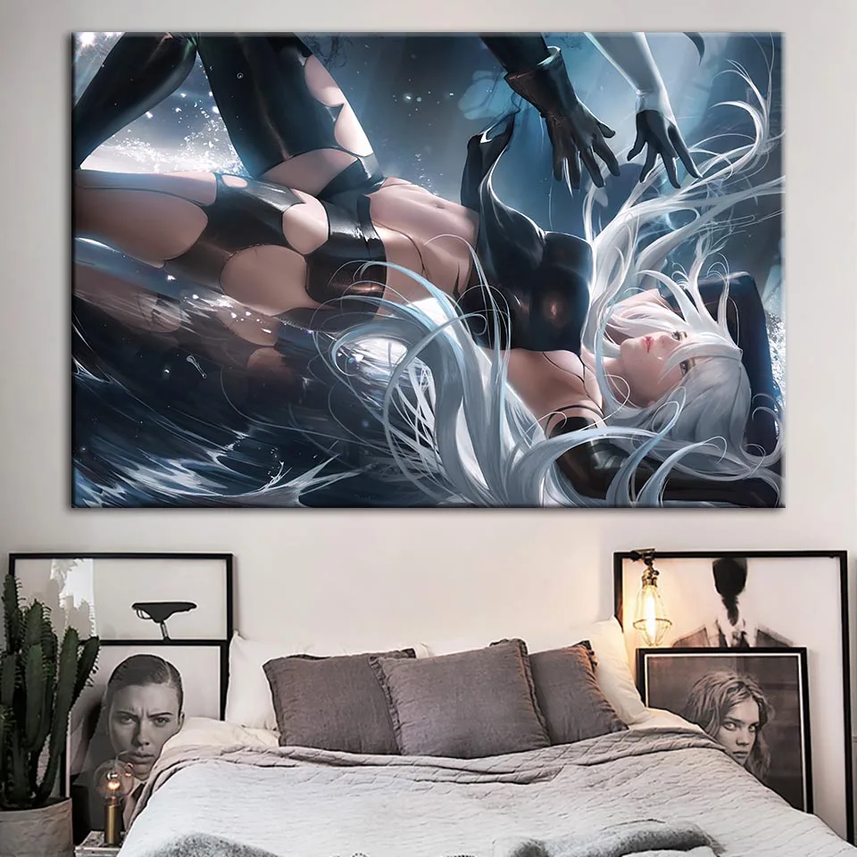 

Wall Artwork Modular Canvas NieR Automata Game Role Prints Painting Posters Picture Modern Home Decoration Bedside Background