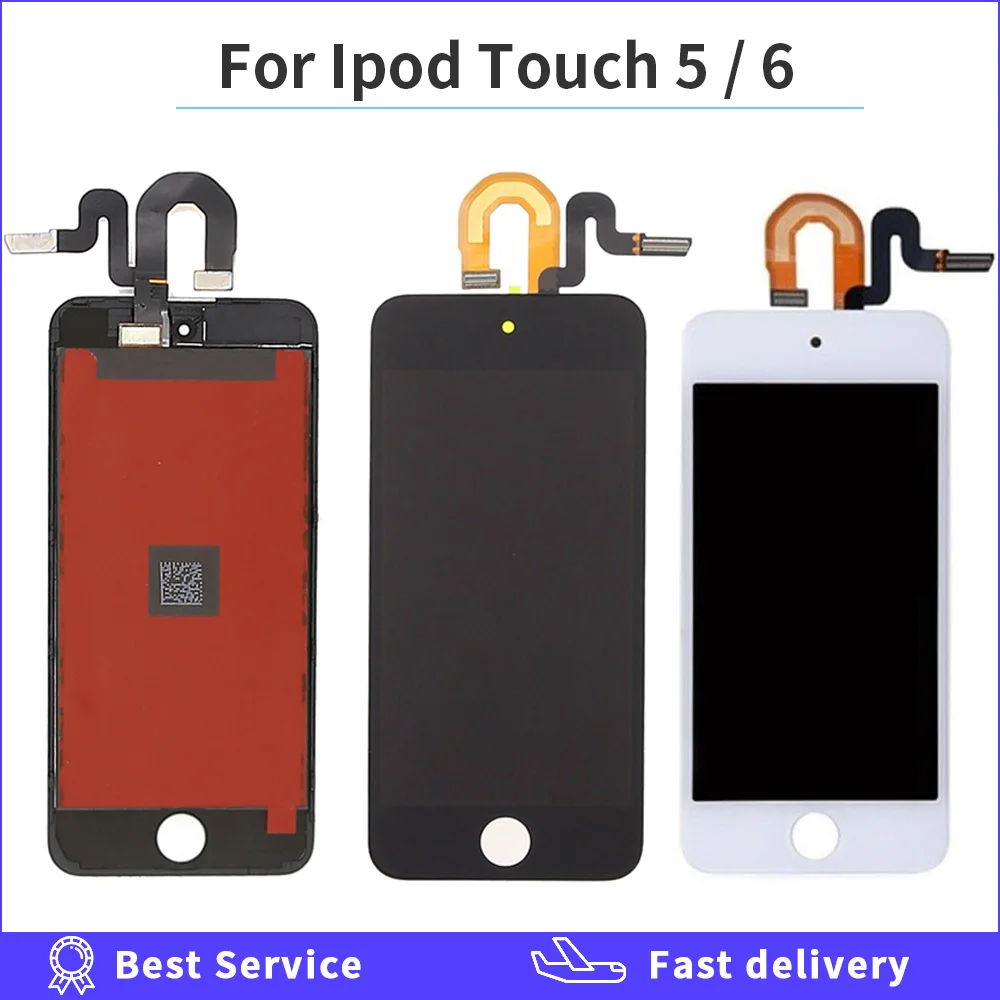 

AAA Quality for iPod Touch 4 5 6 6th LCD Display Touch Screen Digitizer Assembly for iPod Touch 5 5th Gen Generation A1421 A1509