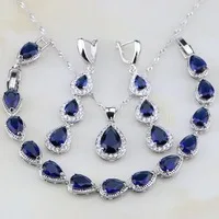 Trendy-Water-Drop-Blue-Sapphire-White-Topaz-925-Sterling-Silver-Jewelry-Sets-For-Women-Earrings-Pendant.jpg_200x200