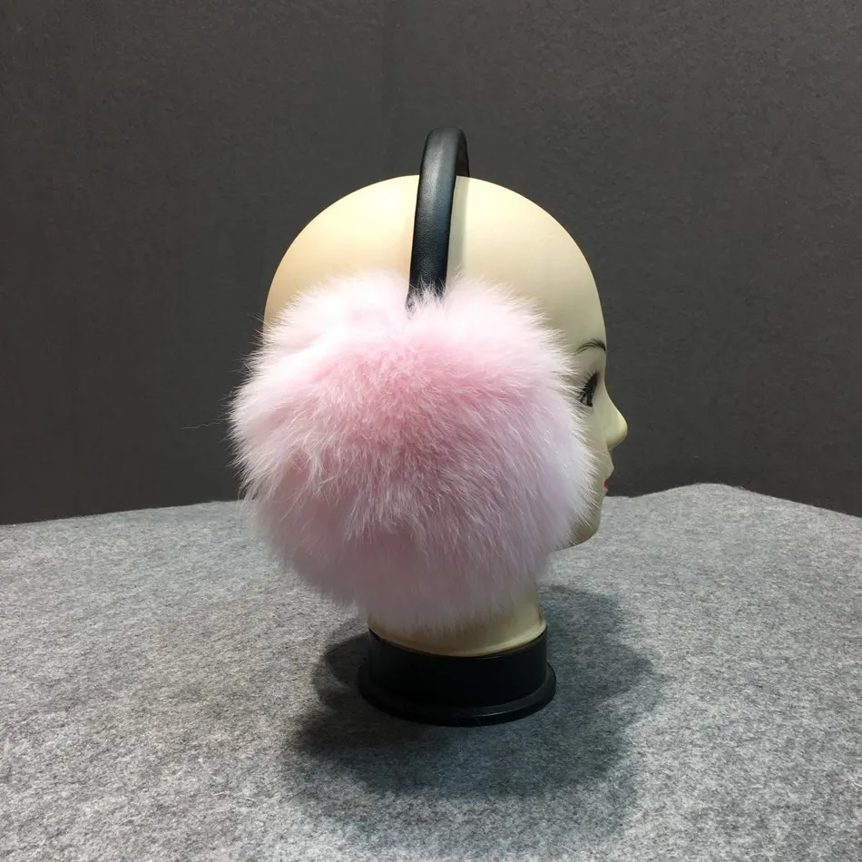 natural fox fur winter earmuffs  (6)