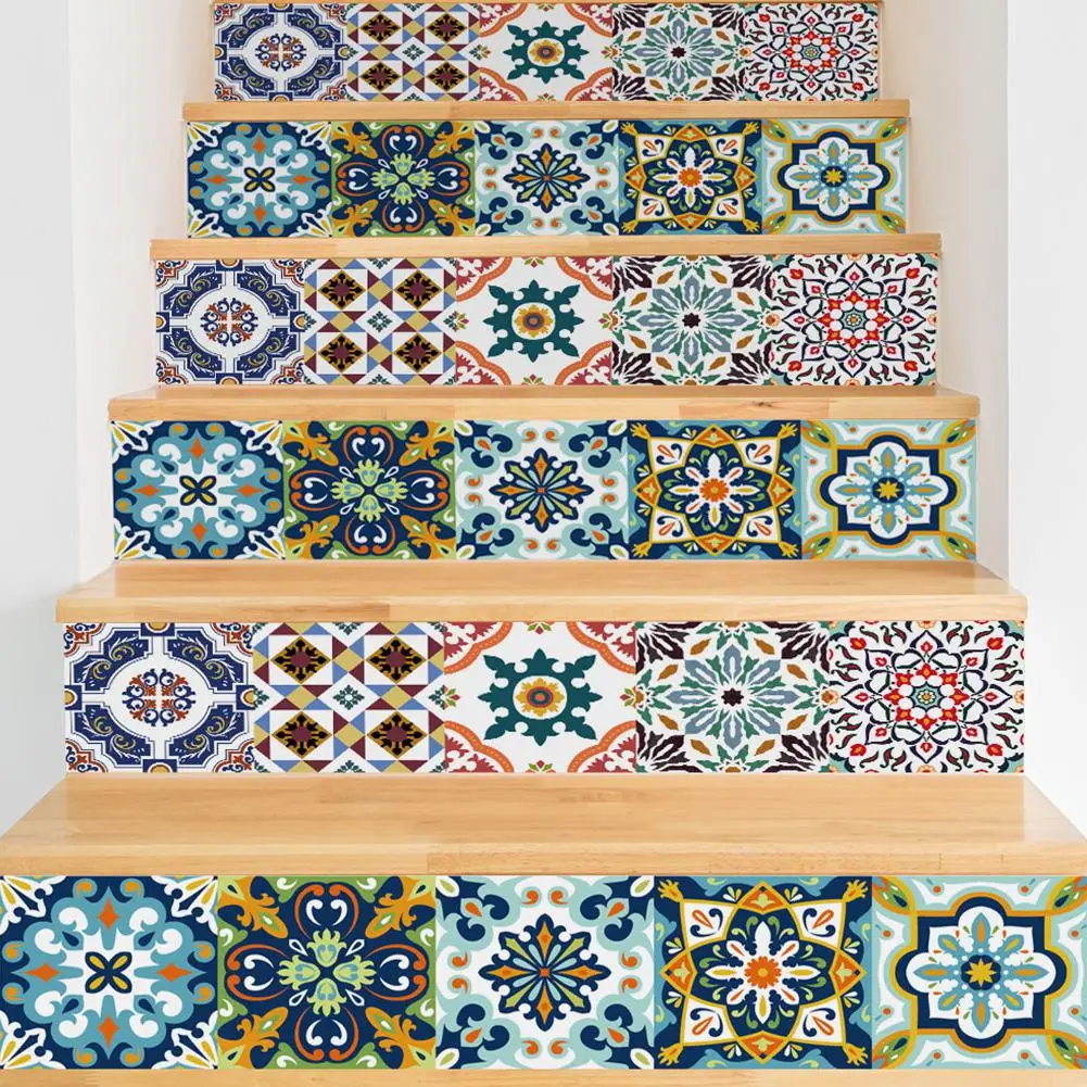 TPFOCUS Home Fashion Self-adhesive 3D Waterproof Wall Sticker for Stairs Decoration