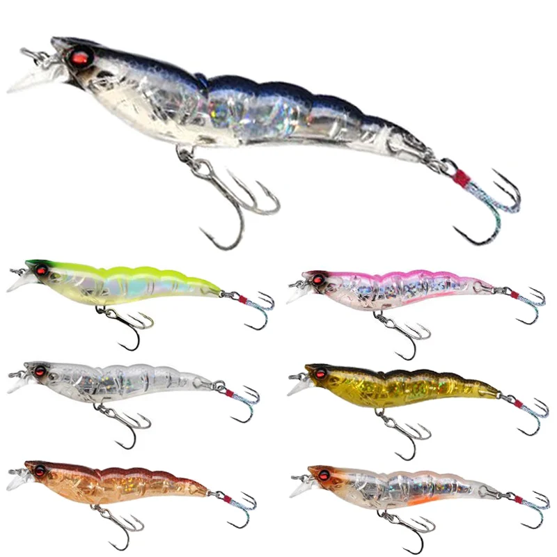 

1 Pieces 13g 10cm Minnow Fishing Lures shrimp lure Floating Artificial Laser Fishing Wobblers Crank Bait Plastic Pesca