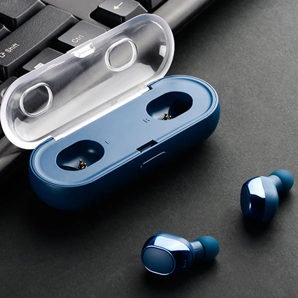 

KISSCASE Mini Wireless Stereo Bluetooth Earphones With Charging Box Universal Headset bluetooth Earbuds Outdoor Sport Portable