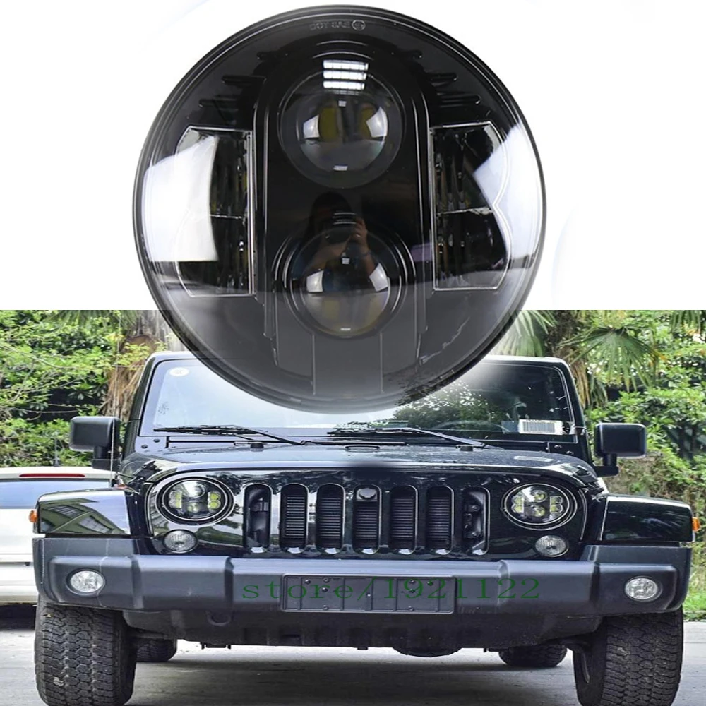 High quality Led auto headlight 7inch led driving lights DRL headlight