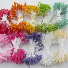 40 Связки двухсторонний кристалла Перл конуса Совет Цветочные Тычинки смешанные цвета