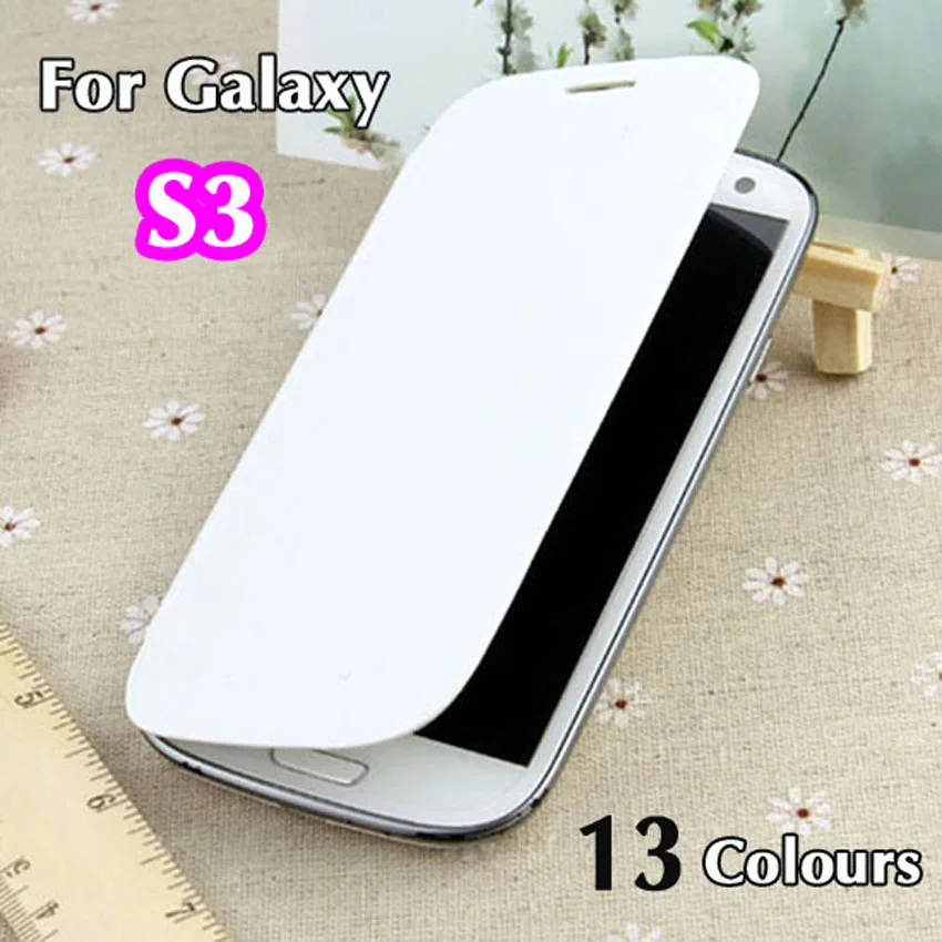Leather Case Flip Cover Sleeve Bag Original Battery Case Housing Holster Shell For Samsung Galaxy S3 I9300 S3 Neo I9300i S3 Duos