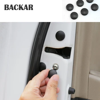 

Backar Car Styling Stickers Door Screws Covers For Toyota Corolla Seat Leon Jeep Renegade Skoda Fabia Rapid Renault Duster