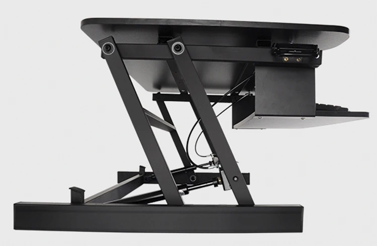 Easyup Computer Desk With Handle Sit Stand Desk Riser Foldable