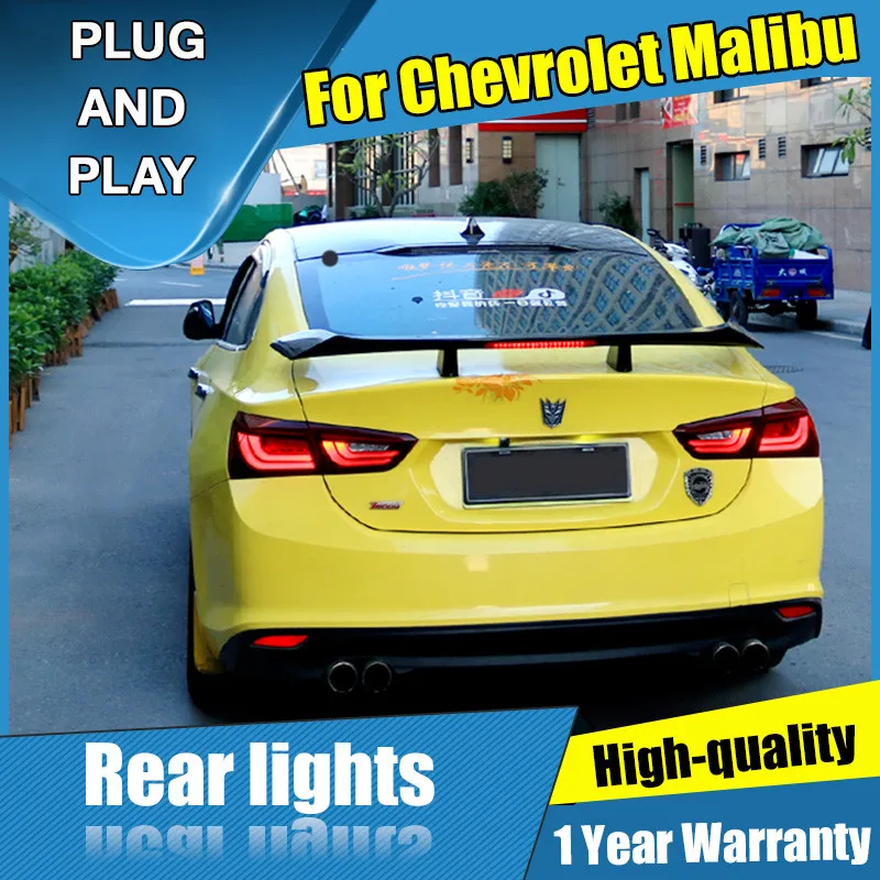 

Car Styling LED Tail Lamp for Chevrolet Malibu Tail Lights 14-18 for Malibu Rear Light DRL+Turn Signal+Brake+Reverse LED light