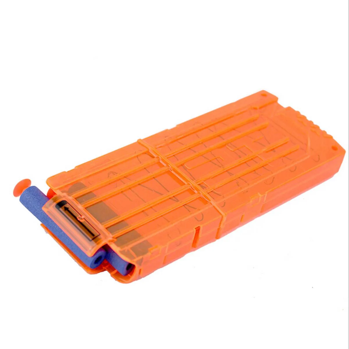 Orange 12 Dart Quick Reload Clip System Darts Holder for Toy Gun Nerf N