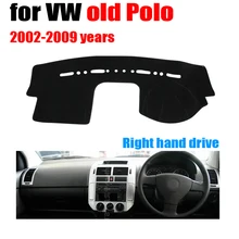 FUWAYDA приборной панели автомобиля охватывает мат для VOLKSWAGEN VW старый поло 2002-2009 правый руль dashmat pad тире крышка приборной панели
