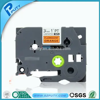 

Quality Fluo Orange Label Tape 24mm Compatible for Tz-B51 Tze-B51 P-Touch