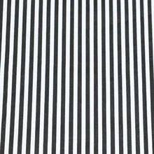 Хлопок саржевая ткань Геометрическая простая черно-белая ткань в полоску для DIY кроватки постельный принадлежности подушки домашний декор Ручная работа ткань